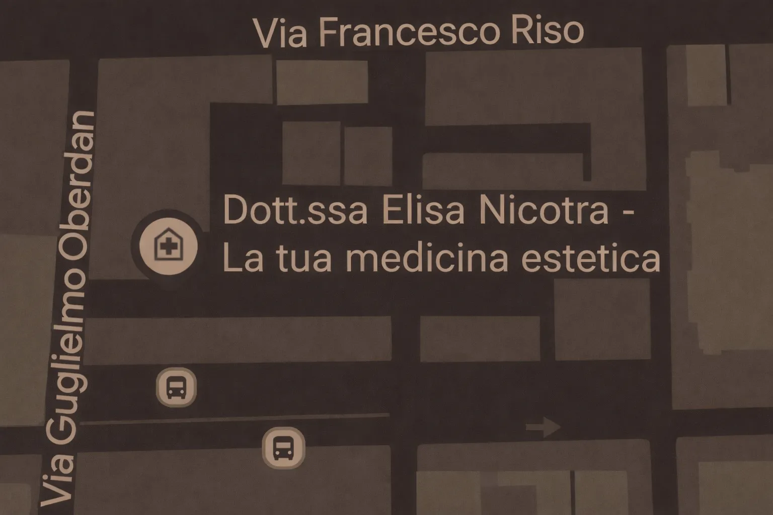 Mappa dello studio in Piazza Trento 2 a Catania